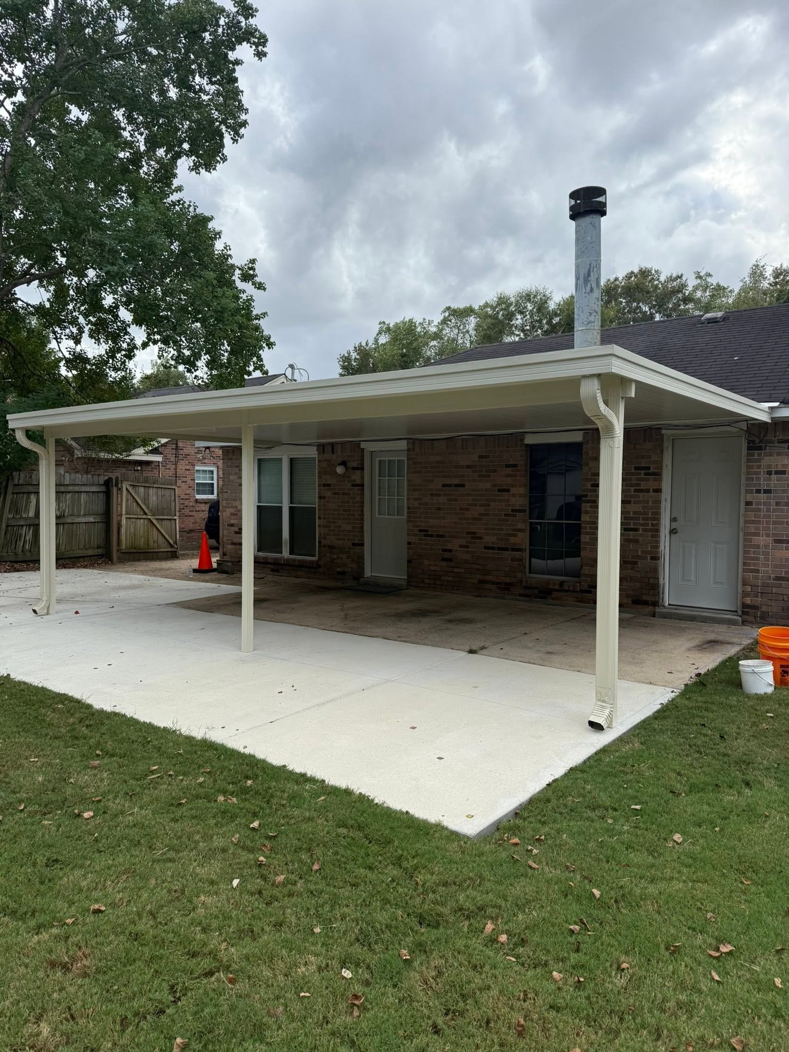 Concrete patio project